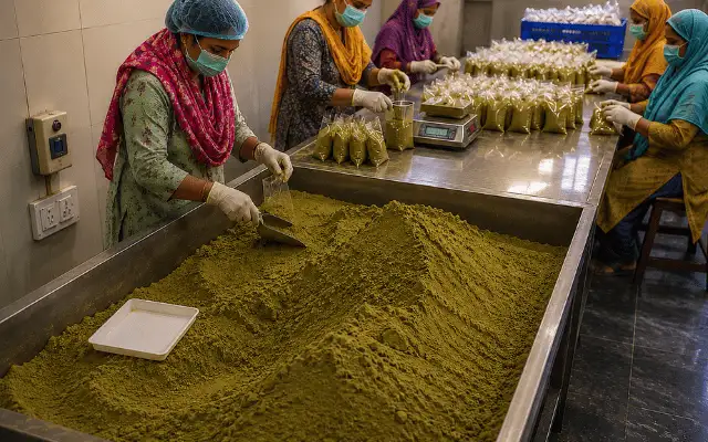 Henna Manufacturing Process